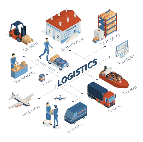 Delivery team at work